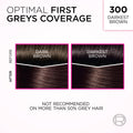 L'Oréal Paris Casting Crème Gloss Hair Dye, 300 Darkest Brown, Semi permanent Hair Color with Hair Gloss, 1 Kit (Pack of 2) 🍁 All In One Marketplace Canada
