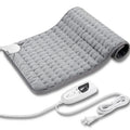24"x12" Heating Pad, Electric Heating Pad for Dry & Moist Heat, Electric Heat Pad with Multiple Temp & Timer Settings, Auto Off, Silver Gray 🍁 All In One Marketplace Canada