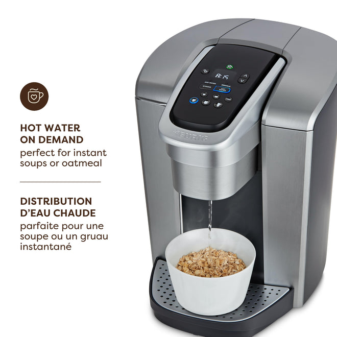 Keurig K-Elite Single Serve K-Cup Pod Coffee Maker, With Iced Brew Functionality And Quiet Brew Technology, Brushed Silver 🍁 All In One Marketplace Canada