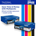 Brother Original TN229XLBK High-Yield Black Toner Cartridge, Higher Yield for Value, Toner Replacement cartridges, Toner for Brother Laser Printers HL-L3220CDW, HL-L3280CDW, MFC-L3720CDW, and More 🍁 All In One Marketplace Canada