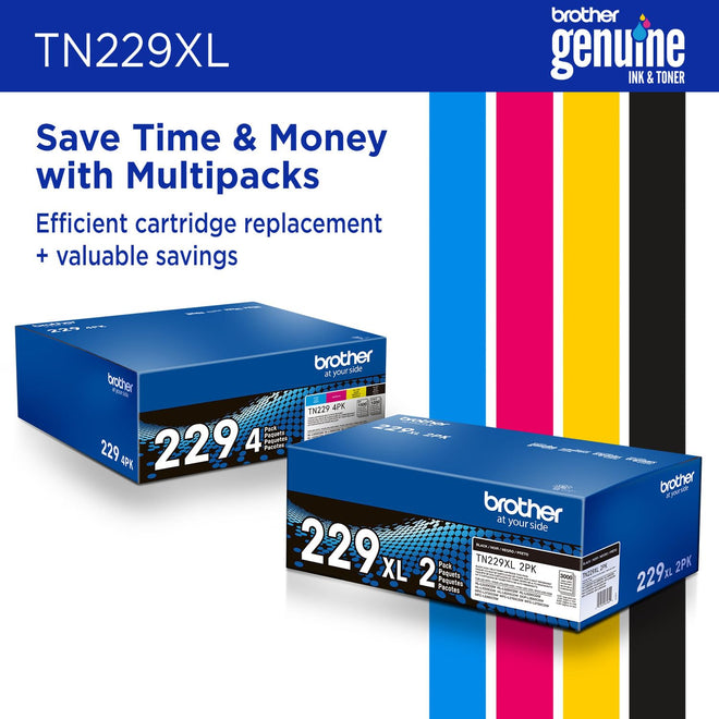 Brother Original TN229XLM High-Yield Magenta Toner Cartridge, Higher Yield for Value, Original Toner Replacement cartridges, Toner for Brother Laser Printers HL-L3220CDW, MFC-L3720CDW, and More 🍁 All In One Marketplace Canada