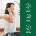 Organika Canadian-Made Glycine - Proteinogenic Amino Acid - Aids Protein Synthesis, Collagen Formation, Joint and Muscle Health, Calming Effect - 120caps 🍁 All In One Marketplace Canada