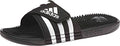 adidas Unisex-Adult Adissage, Core Black/White/Core Black, 10 🍁 All In One Marketplace Canada
