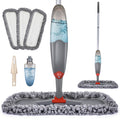 Spray Mop for Floor Cleaning, Domi-patrol Microfiber Floor Mop Dry Wet Mop Spray with 3 Washable Mop Pads & Refillable Bottle, Dust Cleaning Mop for Hardwood Laminate Tile Floors, Gray 🍁 All In One Marketplace Canada