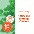 PlantVital Organic Moringa Leaf Capsules - Made in Canada - 1000mg High Potency (500mg per cap) Moringa Pure Capsules for Antioxidant, and Eye Health - Vegan, Non-GMO, Gluten Free (120 Count, 60 Days) 🍁 All In One Marketplace Canada