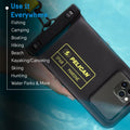Pelican 2 Pack Marine Waterproof Phone Pouch (Regular) -Black/Hi-Vis Yellow 🍁 All In One Marketplace Canada