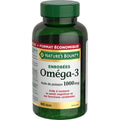 NATURE'S BOUNTY Omega-3 Fish Oil, 1000 mg, Softgels, 262.1 g 🍁 All In One Marketplace Canada