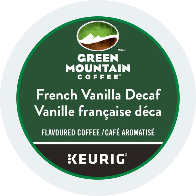 Green Mountain Coffee French Coffee French Vanilla-Decaf K-Cup Coffee Pods, 24 Count For Keurig Coffee Makers 🍁 All In One Marketplace Canada