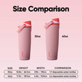 Owala FreeSip Sway Insulated Stainless Steel Water Bottle with Two-Way Spout, Built-In Straw and Bucket Handle, Made for Travel, School, and Sports, 30oz, BPA Free, Leak Proof, Angel Food Cake 🍁 All In One Marketplace Canada