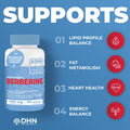 Berberine Supplement HCL 1000mg (2 x 500mg Vegan Capsules) | High Potency Berberine Supports Glucose, Fat Metabolism & Heart Health | Third Party Tested for Potency & Purity | Canadian Made, Quality Assured 🍁 All In One Marketplace Canada