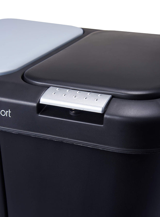 Step N’ Sort 40L Dual Compartment Recycling Bin – Slim Kitchen Waste & Recycling System (2 × 20L) 🍁 All In One Marketplace Canada