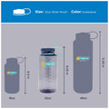 Nalgene Sustain Tritan BPA-Free Water Bottle Made with Material Derived from 50% Plastic Waste, 32 OZ, Wide Mouth, Aubergine 🍁 All In One Marketplace Canada