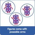hand2mind Numberblocks Friends Six to Ten, Toy Figures Collectibles, Small Cartoon Figurines for Kids, Mini Action Figures, Character Figures, Play Figure Playsets, Imaginative Play Toys 🍁 All In One Marketplace Canada