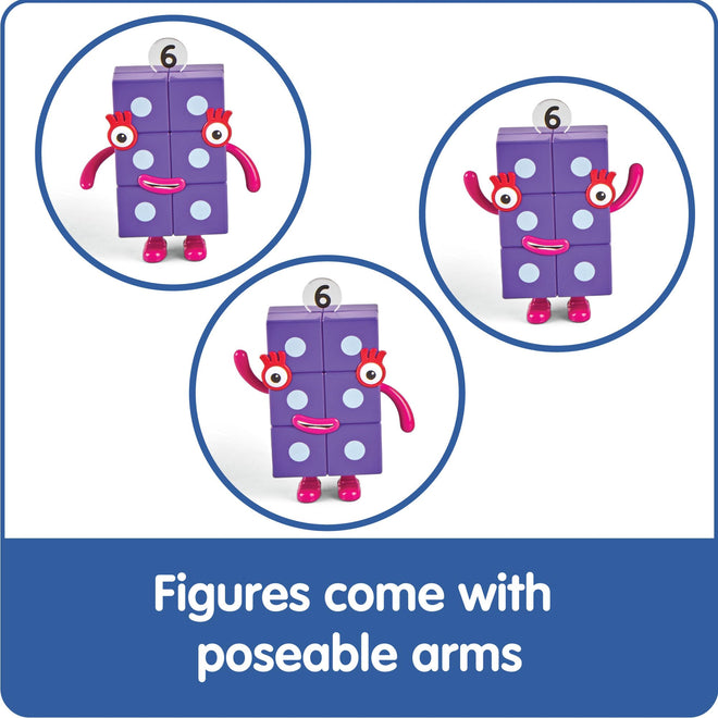 hand2mind Numberblocks Friends Six to Ten, Toy Figures Collectibles, Small Cartoon Figurines for Kids, Mini Action Figures, Character Figures, Play Figure Playsets, Imaginative Play Toys 🍁 All In One Marketplace Canada