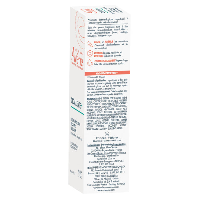 Eau Thermale Avene Cicalfate+ Hydrating Skin Recovery Emulsion, Superficial Dermatological Post-Procedure Skin Restore Emulsion Moisturizer, 40 ml 🍁 All In One Marketplace Canada