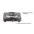 Salton Single Coil Portable Electric Cooktop | 1000 Watts | Lightweight & Compact | Variable Temperature Control | Perfect for Dorms, Offices, Camping | Black | 100% Canadian-owned & operated 🍁 All In One Marketplace Canada