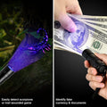 MegaPower (TM) UV Flashlight Black Light 12 LED 395nm Hand-held Detecting Torch for Pet Urine, Stains, Verifying Money Documents, Black 🍁 All In One Marketplace Canada