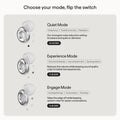Loop Switch 2 Adjustable Ear Plugs – 3 Noise Relief Modes For Ultimate Control | Flexible Noise Reduction Earplugs For Focus, Travel, Socializing, Festivals & More | 20-26 dB (SNR) Noise Reduction 🍁 All In One Marketplace Canada