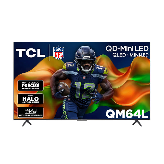 TCL 55-Inch QM64L Series QLED 4K Smart QD-Mini LED TV with Fire TV (2026 Model) New Halo Control System, LD500 Precise Dimming Series, High Contrast HVA Panel, 144Hz Native Panel Refresh Rate 🍁 All In One Marketplace Canada