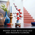 LEGO Icons Plum Blossom Building Sets for Adults - Artificial Flower for Dinner Table Centerpiece, Living Room Home Decor, Ages 18+ - DIY Craft Kits - Gift for Graduation - 10369 🍁 All In One Marketplace Canada
