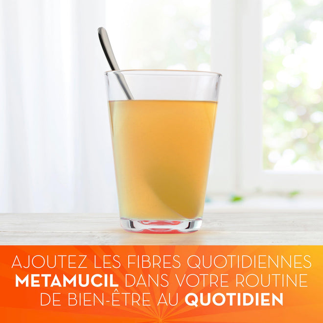 Metamucil, 3 in 1 Psyllium Husk Fibre Powder Supplement for Digestive Health, #1 Doctor Recommended Fibre Brand, Orange Flavored, Real Sugar, Smooth Powder, 114 Servings, 1.36kg 🍁 All In One Marketplace Canada
