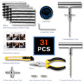 AUTOWN Flat Tire Repair Kit with Plugs 31 Pcs for Car, Motorcycle, ATV, Jeep, Truck, Tractor Flat Tire Puncture Repair 🍁 All In One Marketplace Canada