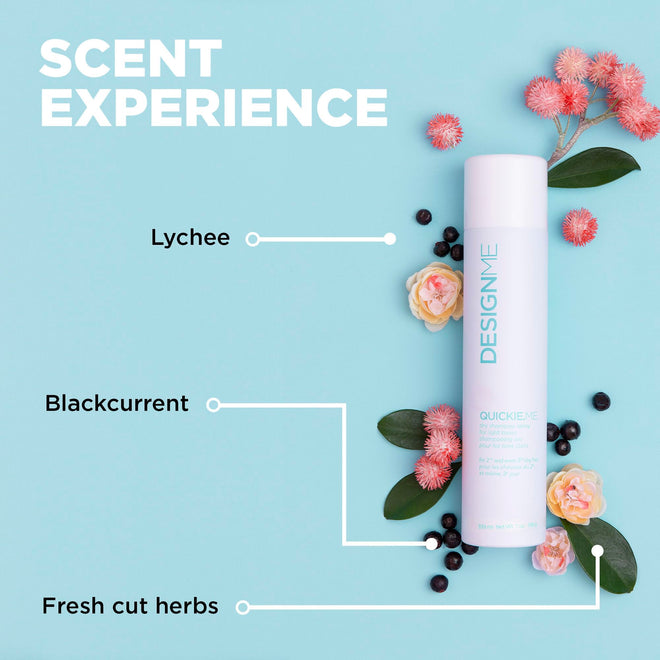 DESIGNME QUICKIE.ME Dry Shampoo Spray | Oil Absorbing | Root Lifting Shampoo for Light Tone, 339mL 🍁 All In One Marketplace Canada