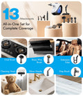 Handheld Steam Cleaner for Home 3s Instant Heat-Up No Need to Wait, Upgrade 2 LB Light Weight Easy Refill Portable Steamer Cleaner for Furniture Couch Grout Walls Kitchenware Cleaning (White) 🍁 All In One Marketplace Canada