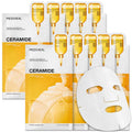 MEDIHEAL Ceramide Essential Face Mask - Moisturizing, Barrier Repair with Panthenol & Adenosine for Intense Hydration for Dry & Sensitive Skin, Face Mask for Women, Vegan, Korean Skincare (10 Sheets) 🍁 All In One Marketplace Canada