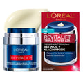 L'Oreal Paris Retinol Pressed Night Cream with Niacinamide, Reduces the Look of Wrinkles & Hydrates Skin, Revitalift Triple Power LZR, Skincare, 47 ml 🍁 All In One Marketplace Canada