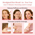 BAIMEI IcyMe Rose Quartz Roller & Gua Sha Set, Cooling Face Roller for Depuffing & Lymphatic Massage, Sculpting Tool for Face, Eyes & Neck, Smooth Skincare Gift for Women and Men 🍁 All In One Marketplace Canada