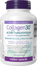 Webber Naturals Collagen30 with Hyaluronic Acid, Bioactive Collagen Peptides, 180 Tablets, Helps Reduce Joint Pain, Eye Wrinkles and Fine Facial Line 🍁 All In One Marketplace Canada