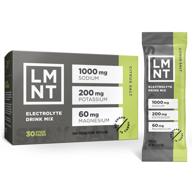 Drink LMNT Zero Sugar Electrolytes - Citrus Salt | Drink Mix | 30-Count 🍁 All In One Marketplace Canada