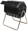 FCMP Outdoor IM4000 Dual Chamber Tumbling Composter Canadian-Made, 100% Recycled Resin - Outdoor Rotating Compost Tumbler Bin for Garden, Kitchen, and Yard Waste, Black (37 Gallon) 🍁 All In One Marketplace Canada