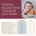 Ergobaby Evolve 3-in-1 Bouncer Seat for Babies and Toddlers 5.5-25 lbs 🍁 All In One Marketplace Canada