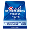 Crest 3D Whitestrips 1-Hour Express At-home Teeth Whitening Kit, 10 Treatments, 12 Levels Whiter for Fast Whitening 🍁 All In One Marketplace Canada