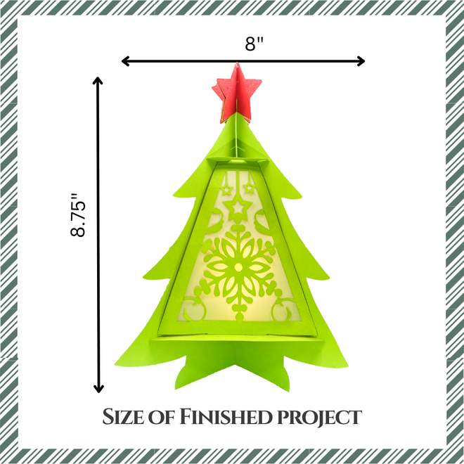 CrafTreat DIY Paper Lanterns - Christmas Tree