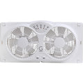 Genesis Twin Fan High Velocity Reversible AirFlow Fan, LED Indicator Lights Adjustable Thermostat & Max Cool Technology, ETL Certified, White (A1WINDOWFAN) 🍁 All In One Marketplace Canada