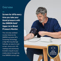 OMRON Gold Upper Arm Blood Pressure Monitor - Clinically Validated Blood Pressure Arm Cuff - Use OMRON Connect App for Unlimited Measurements 🍁 All In One Marketplace Canada
