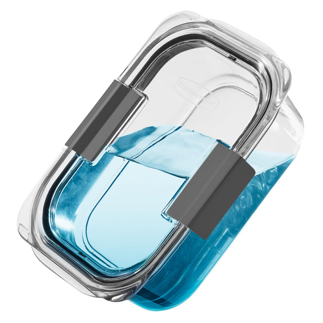 Rubbermaid 10-Piece Brilliance Food Storage Containers with Lids for Lunch, Meal Prep, and Leftovers, Dishwasher Safe, 3.2-Cup, Clear/Grey 🍁 All In One Marketplace Canada