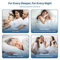 Waterproof Mattress Protector, Noiseless Queen Size Mattress Pad with Deep Pocket Fitted Up to 6"-21", Soft & Breathable Dirt-Proof Bed Mattress Cover Washable for Home, Bedroom, Hotel (Gray) 🍁 All In One Marketplace Canada