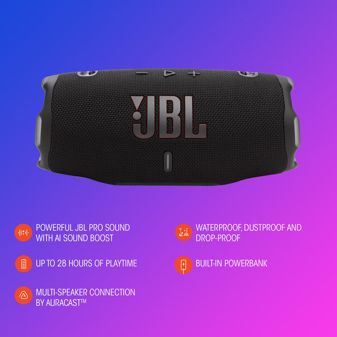JBL Charge 6 - Portable Waterproof and Drop-Proof Bluetooth Speaker - Turquoise 🍁 All In One Marketplace Canada
