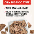 Stella & Chewy's Freeze-Dried Raw Single Ingredient Lamb Heart Treats, 85g Bag 🍁 All In One Marketplace Canada