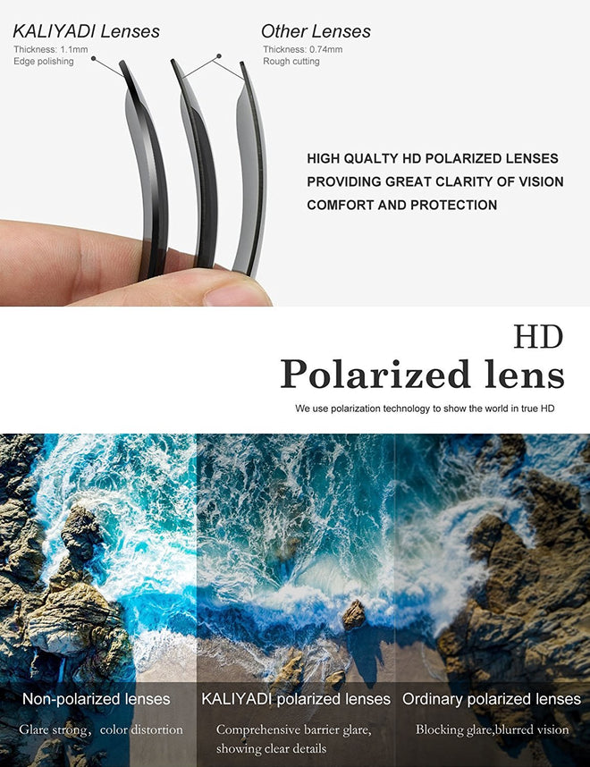 KALIYADI Classic Aviator Sunglasses for Men Women Driving Sun glasses Polarized Lens UV Blocking (3 Pack) 58mm 🍁 All In One Marketplace Canada