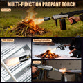 Powerful Propane Torch Gun, Blow Torch with Adjustable Flame, Flamethrower Kitchen Torch Gun Gas Welding Kits for Outdoor BBQ, Searing Steak, Camping & Charcoal Torch Lighter(Tank Not Included) 🍁 All In One Marketplace Canada