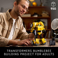LEGO Icons Transformers Bumblebee Action Figure, Collectible Robot Gift for Adults, Movie Themed Model Building Set for Sci-Fi Enthusiasts and Transformers Fans, Converts to Vehicle Mode, 10338 🍁 All In One Marketplace Canada