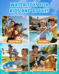 2PCS Electric Water Gun for Kids Adults,Auto Squirt Gun with Flashing Muzzle,26FT Range,Leak-Proof Rechargeable Water Blaster for Summer Pool Beach Water Fights 🍁 All In One Marketplace Canada