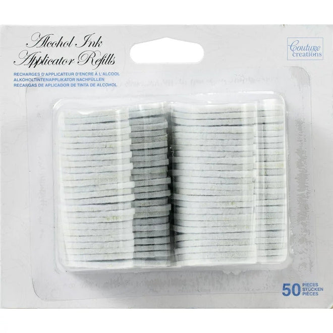Alcohol Ink Applicator Tool Felt Refills ( 50 pack )