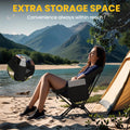 Overmont Lightweight Folding Camping Chair - Compact Backpacking Chair with Anti-Slip Feet Side Pocket Carry Bag - Stable Portable Ultralight for Outdoor Hiking Lawn Camp, Supports 330LBS, 1pack 🍁 All In One Marketplace Canada