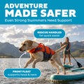 Outward Hound Granby Splash Orange Dog Life Jacket, Large 🍁 All In One Marketplace Canada